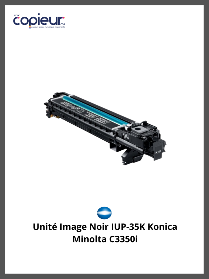 Unité Image Noir IUP-35K Konica Minolta C3350i – Image 2