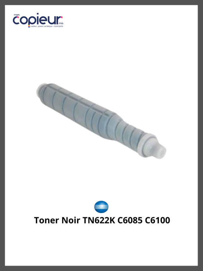 Toner Noir TN622K C6085 C6100 – Image 2