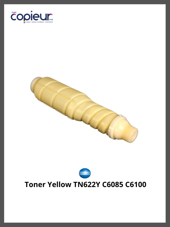 Toner Yellow TN622Y C6085 C6100 – Image 2