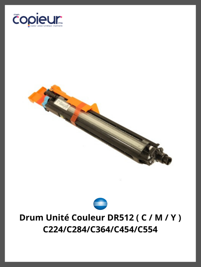 Drum Unité Couleur DR512 ( C / M / Y ) C224/C284/C364/C454/C554 – Image 2
