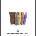 Jeu de Toner TN619 C1060 C1070