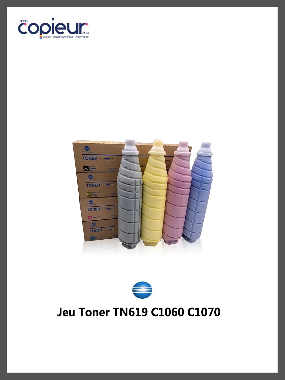 TN619.jpg Jeu de Toner TN619 C1060 C1070 – Image 1