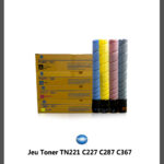 Jeu de Toner TN221 Pour Bizhub C227 C287