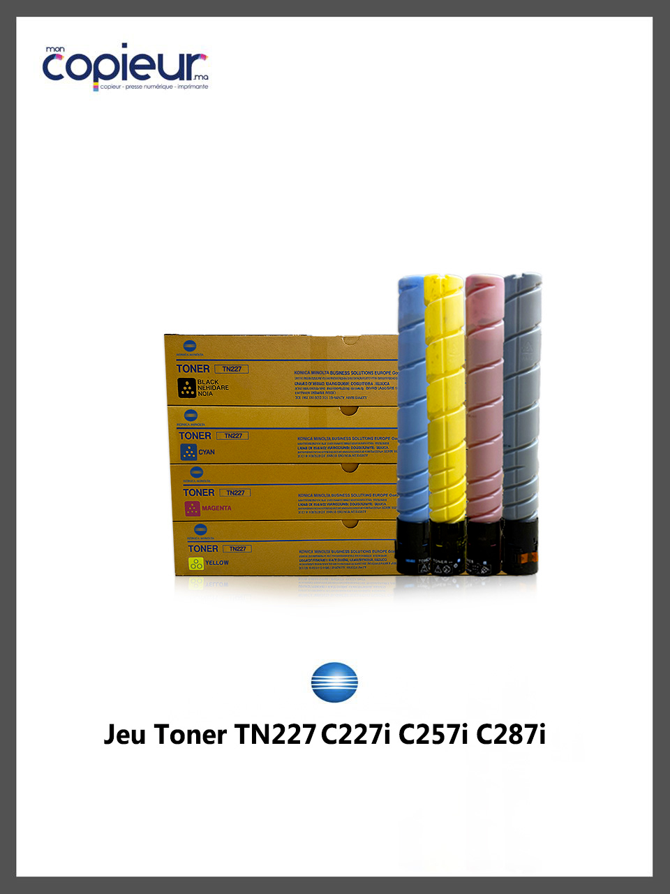 SITE20TN227.jpg Jeu de Toner TN227 Pour Bizhub C257i – Image 1