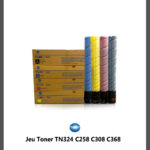 Jeu de Toner TN324 Pour Bizhub C258 C308 C368