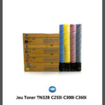 Jeu de Toner TN328 Pour Bizhub C250i C300i C360i