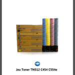 Jeu de Toner TN512 Pour Bizhub C454 C554