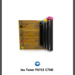 Jeu de Toner TN715 pour Bizhub  C750i