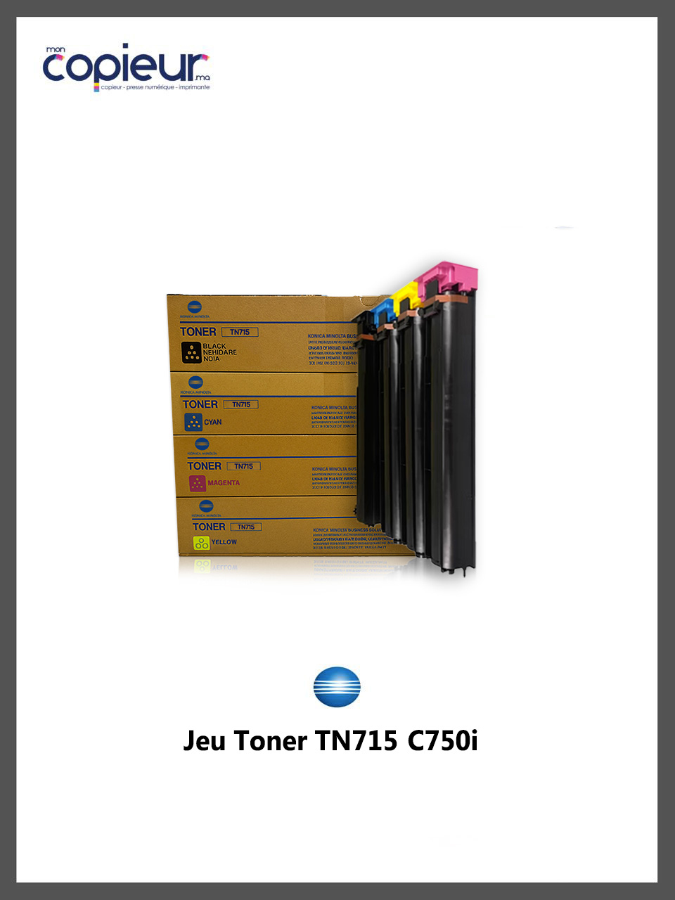 TN715.jpg Jeu de Toner TN715 pour Bizhub C750i – Image 1